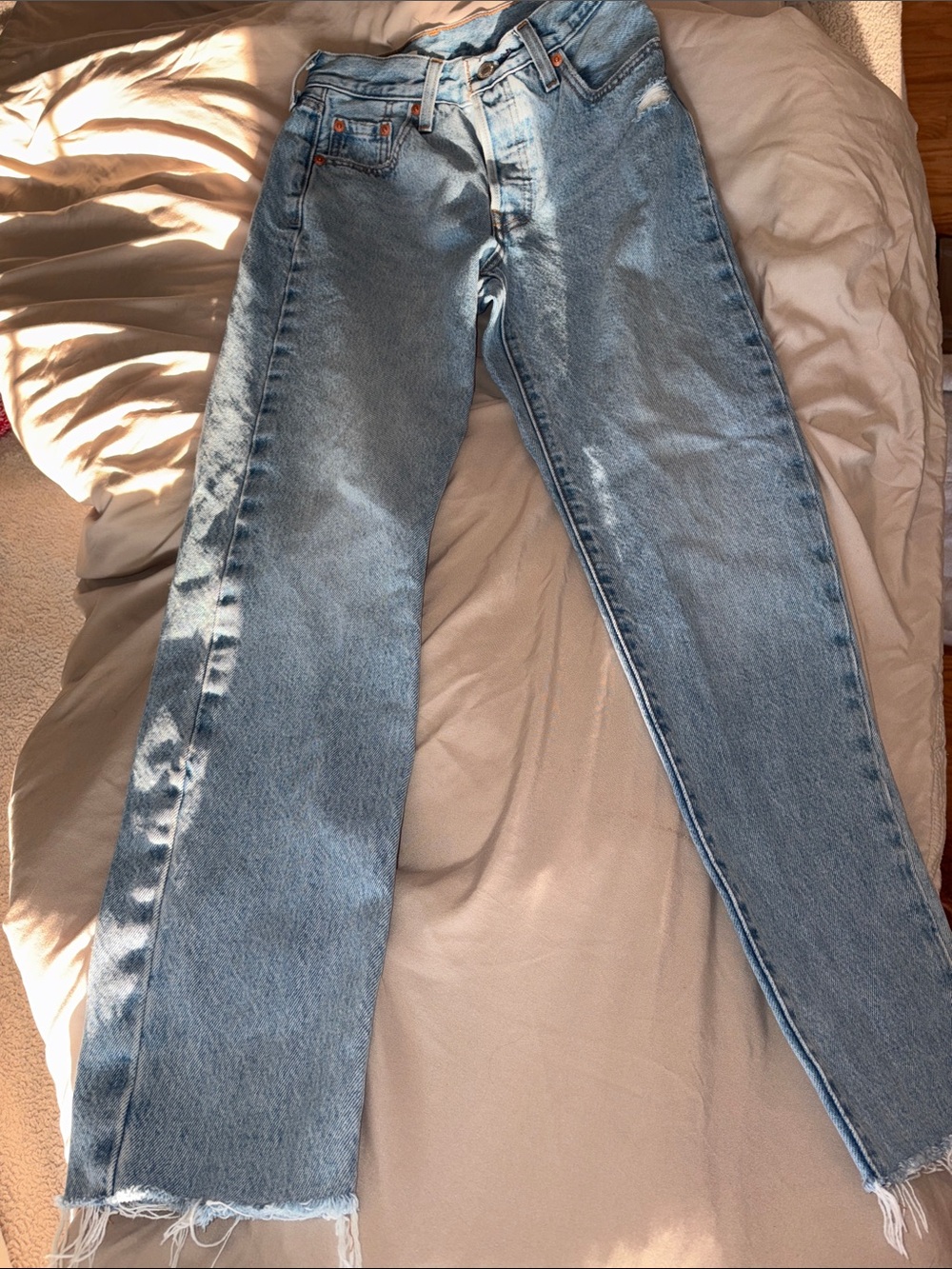 Levi's Light Blue Straight Leg Women's Jeans